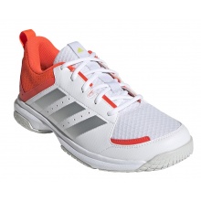 adidas Hallen-Indoorschuhe Ligra 7 weiss/rot Damen